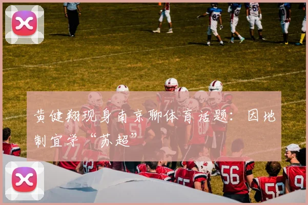黄健翔现身南京聊体育话题：因地制宜学“苏超”