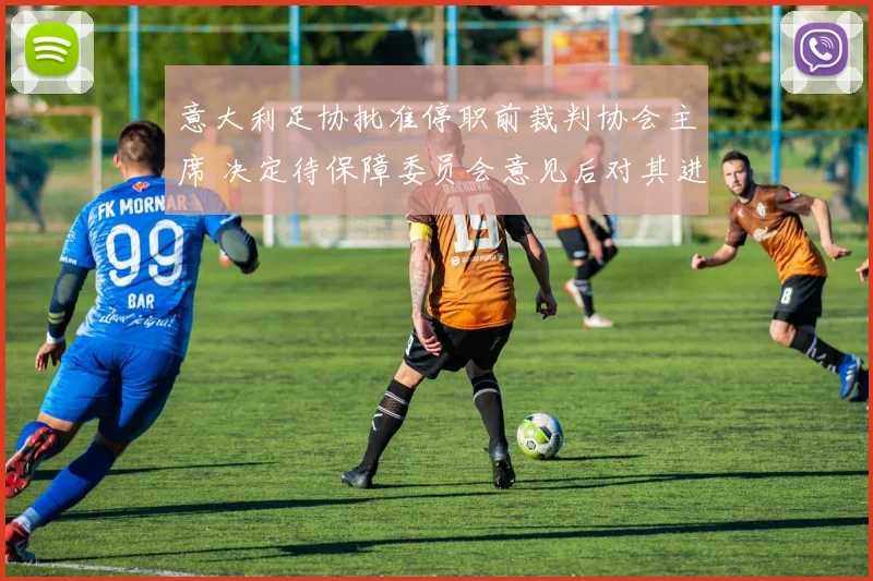 意大利足协批准停职前裁判协会主席 决定待保障委员会意见后对其进行托管